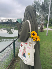 Just a Girl Tote Bag