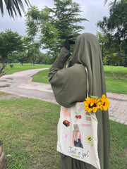 Just a Girl Tote Bag